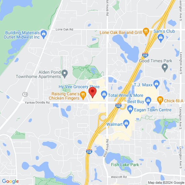 map of the area